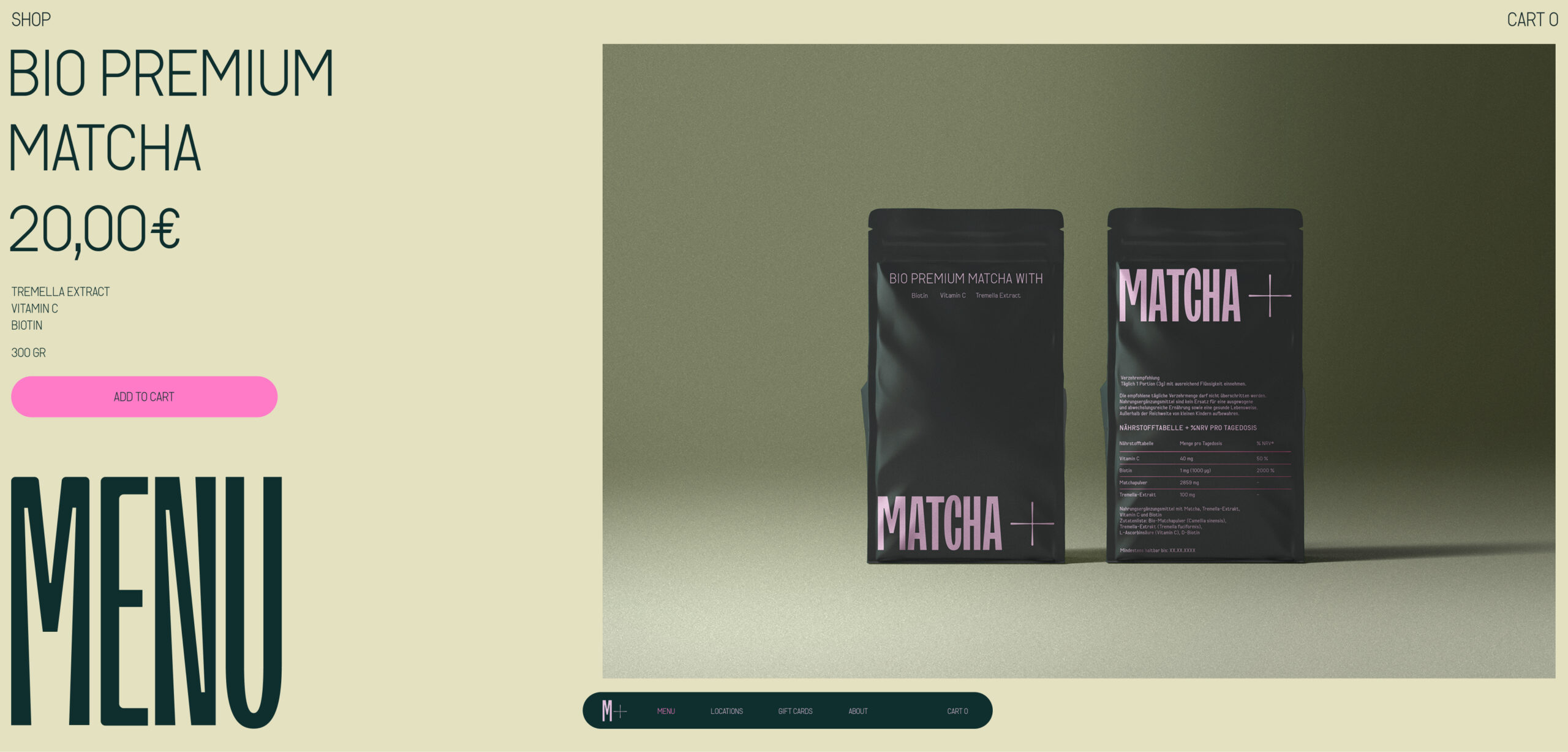 Matcha + 10 Matcha + 10